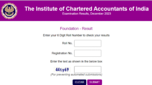 CA Foundation Result December 2023 declared 