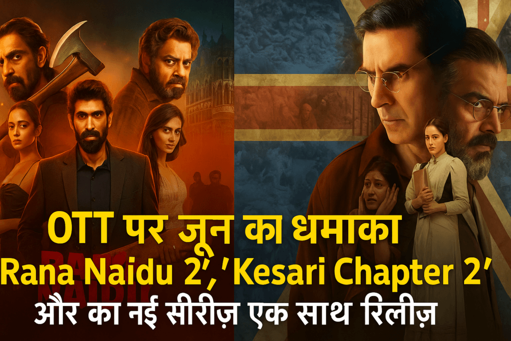 OTT पर जून का धमाका: 'Rana Naidu 2', 'Kesari Chapter 2' और कई नई सीरीज़ एक साथ रिलीज़