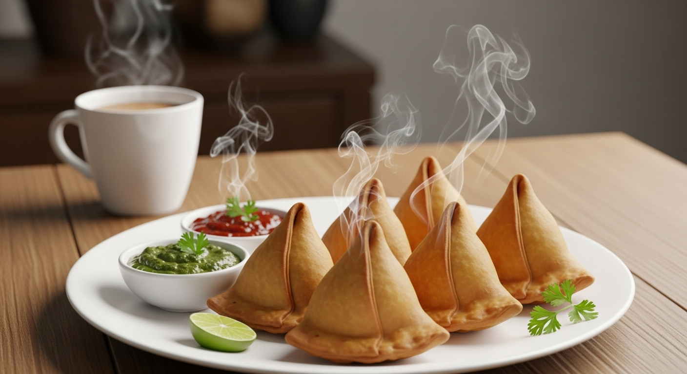 Crispy Aloo Samosa Recipe at Home