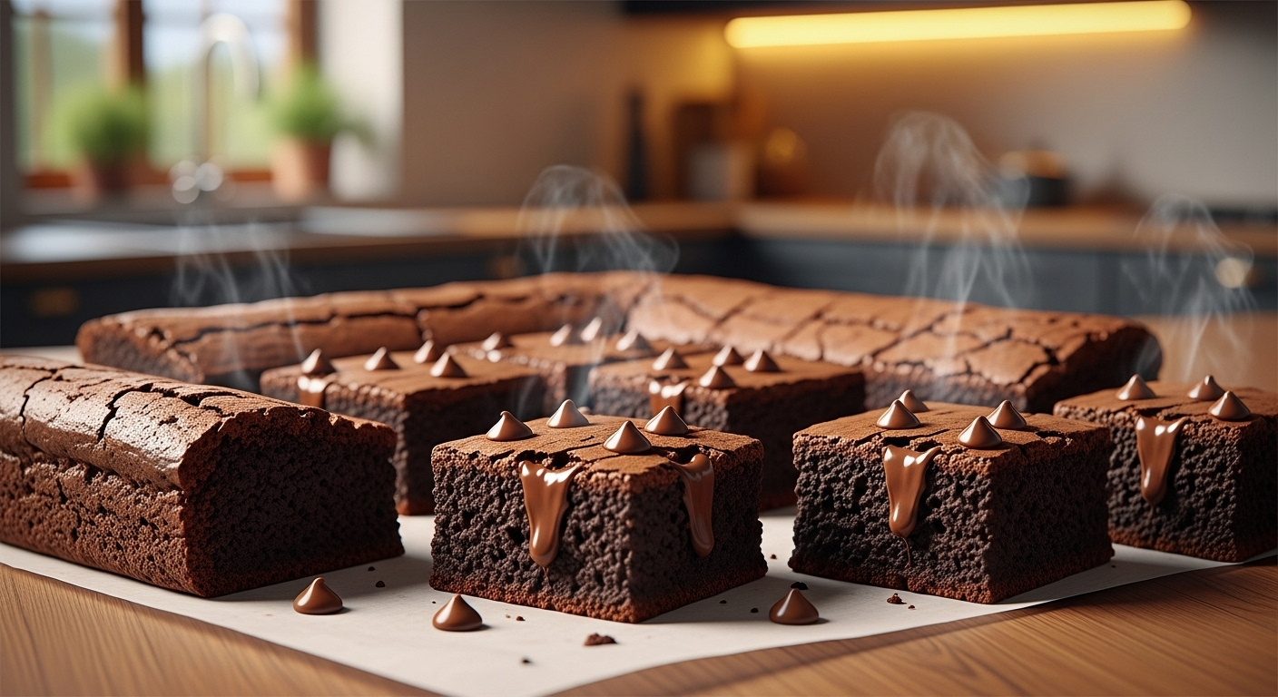 Eggless Chocolate Brownie Recipe at Home