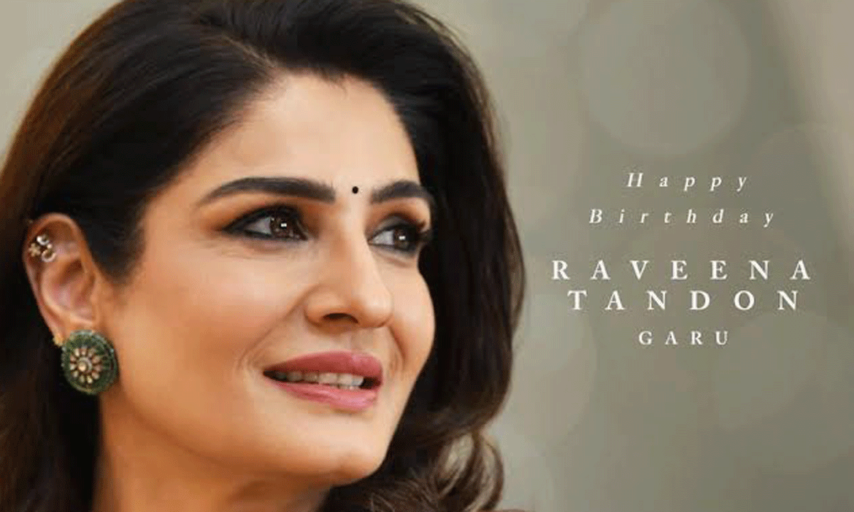 Raveena Tandon Birthday Surprise Joins Suriya 46 with Venky Atluri