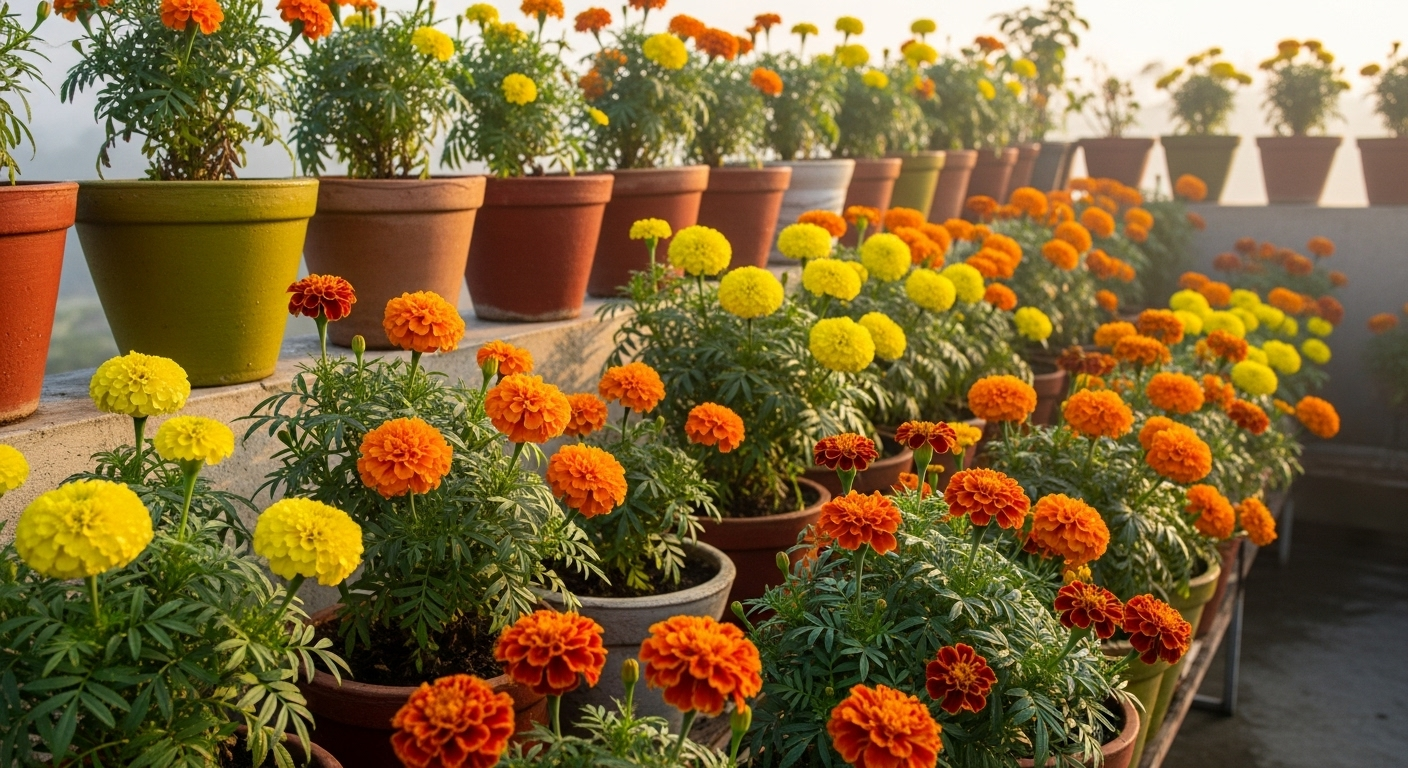 सर्दियों में गेंदा मुरझाता है अपनाएं ये 5 जादुई टिप्स, फूल खिलेंगे दोगुने.