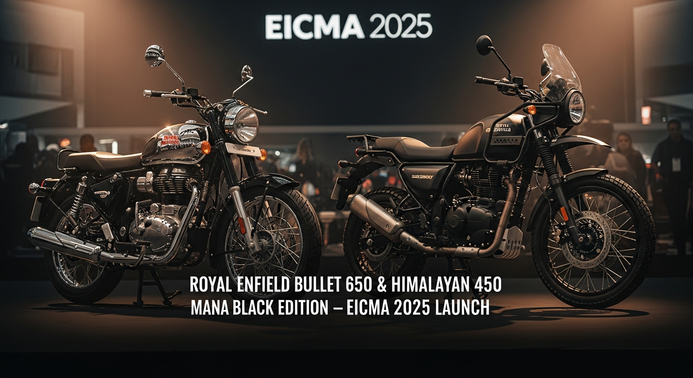 Bullet 650 और Himalayan 450 Mana Black Edition