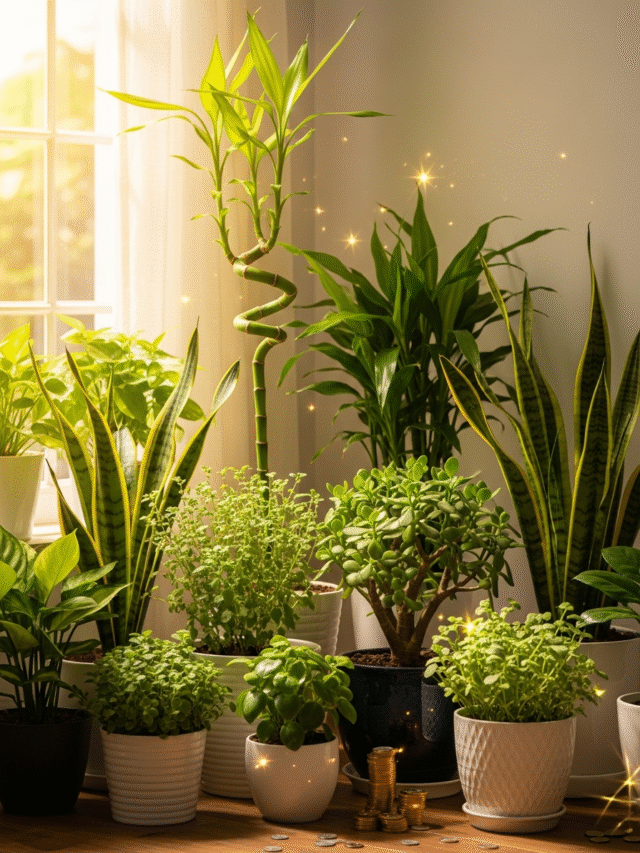 घर में लगाओ ये पौधे, और देखो कैसे बढ़ेगा पैसा और तरक्की!