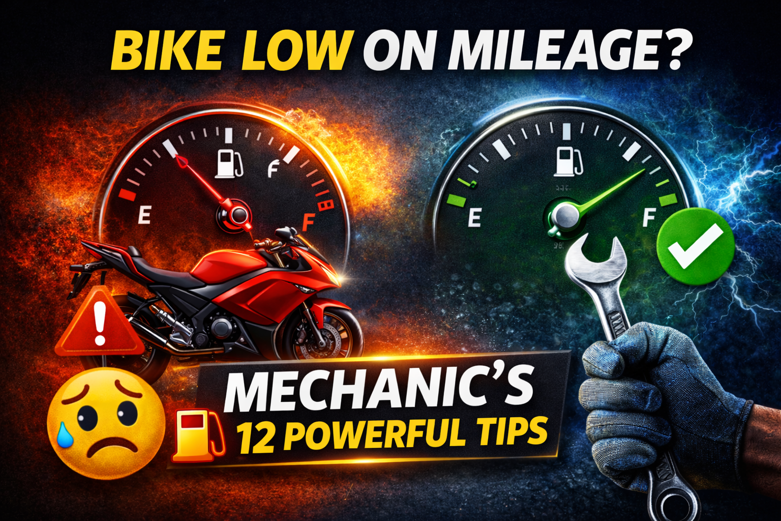 बाइक का माइलेज कैसे बढ़ाएँ – मैकेनिक के प्रैक्टिकल टिप्स