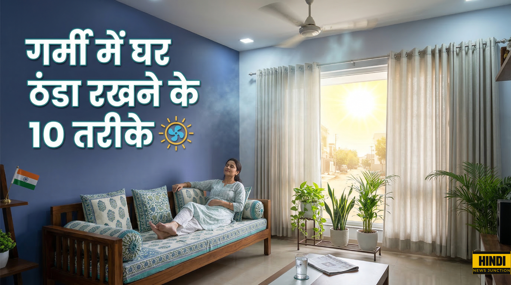 garmi mein ghar thanda kaise rakhe